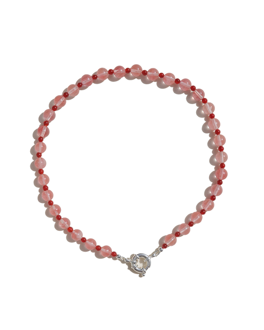 Beaded Necklace - Cherry Blossom