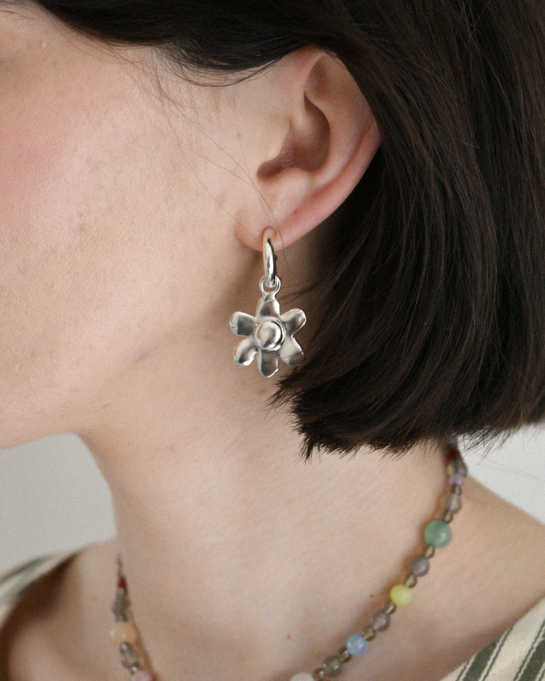 Power Flower Hoops