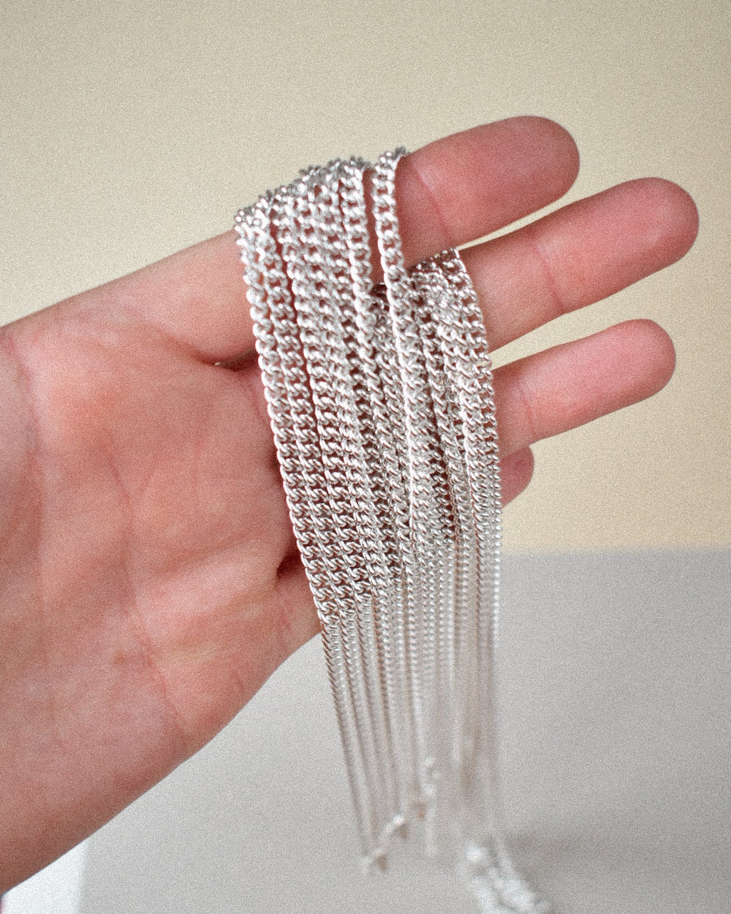 Solid Silver Chunky Chain 16"/18"/20"
