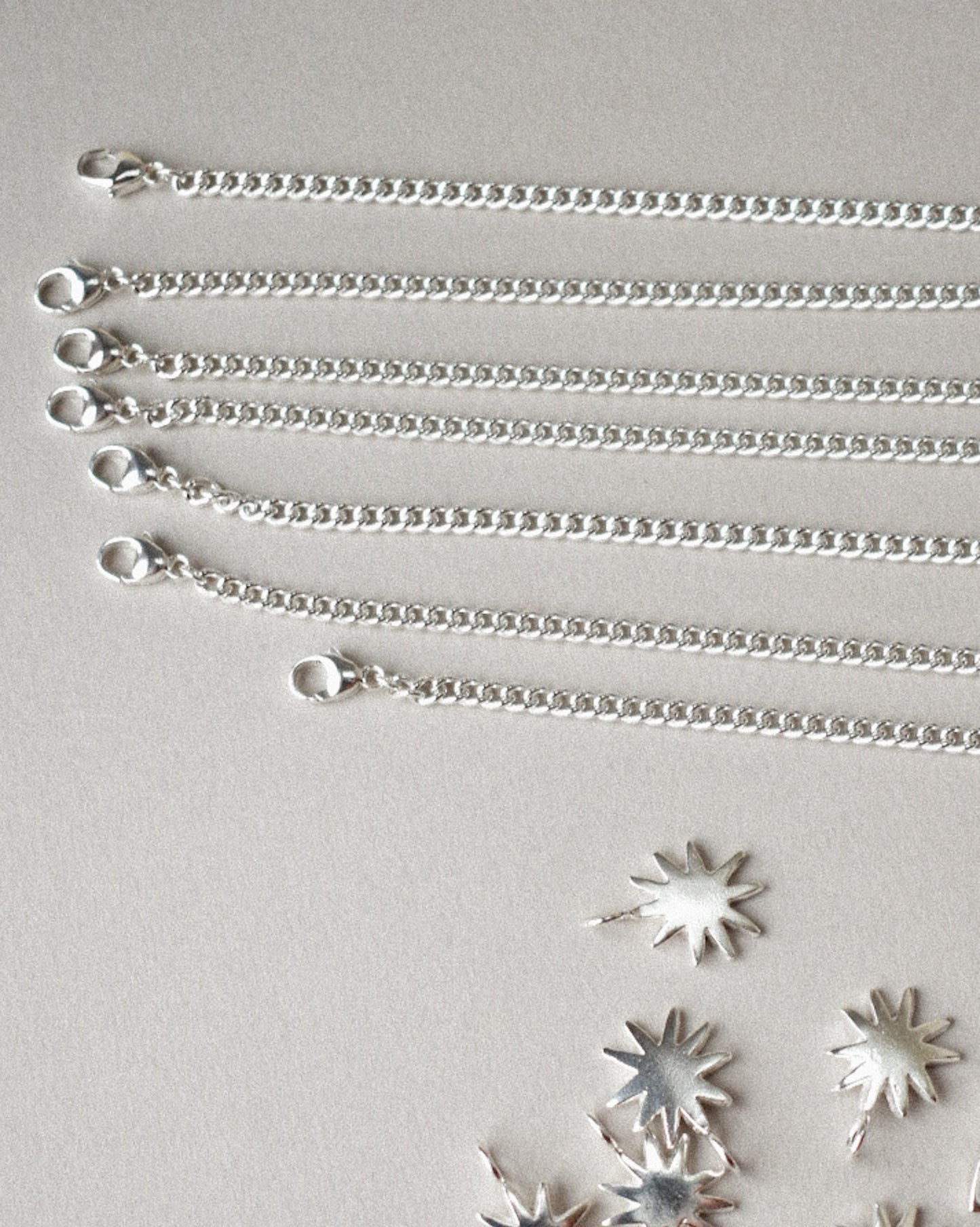 Solid Silver Chunky Chain 16"/18"/20"
