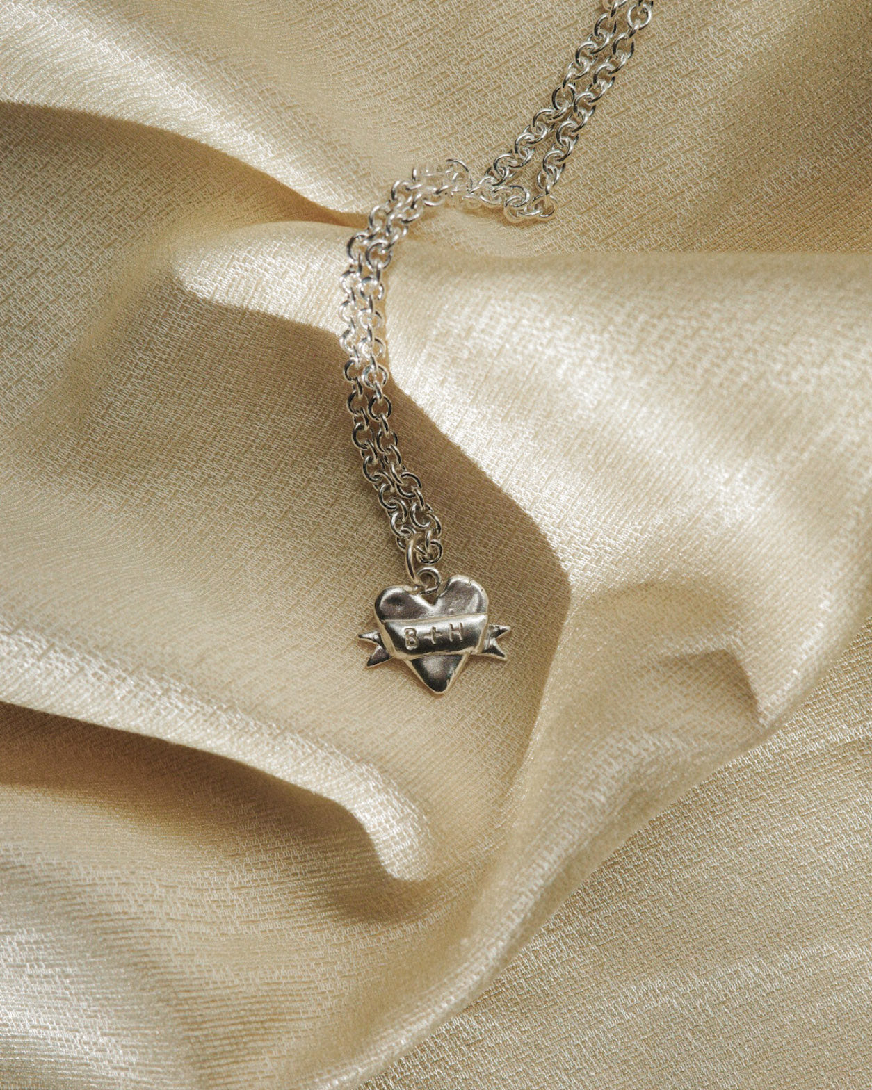 Heart & Banner Pendant