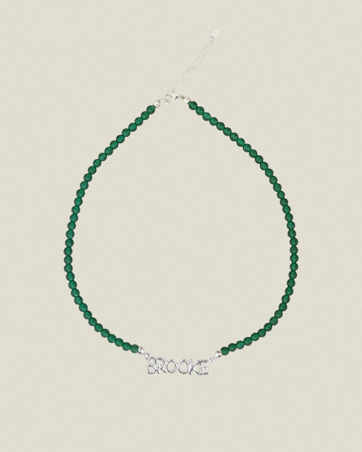 Wobbly Word Necklace