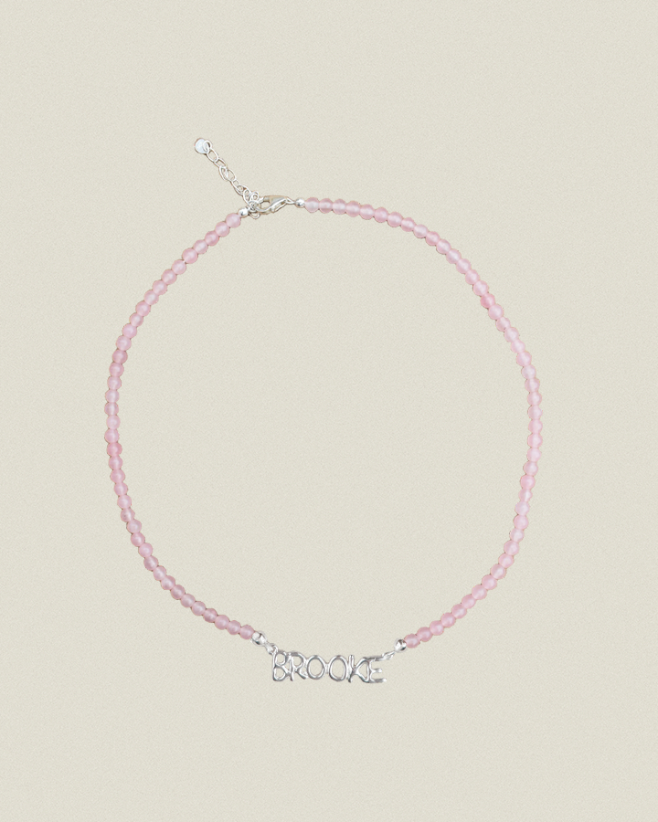 Wobbly Word Necklace