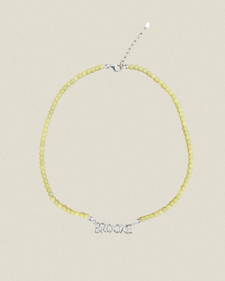 Wobbly Word Necklace