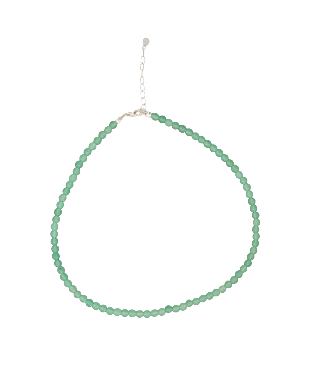 Green Aventurine Slinky Bead Necklace