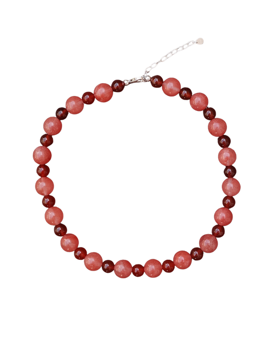 Beaded Necklace - Jumbo Cherry Blossom