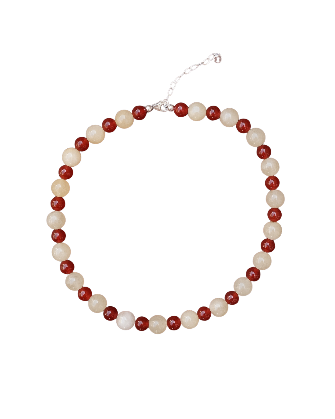 Beaded Necklace - Jumbo Peach Melba