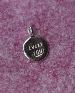 Lucky You! Limited Edition Doodled Frisbee Pendant