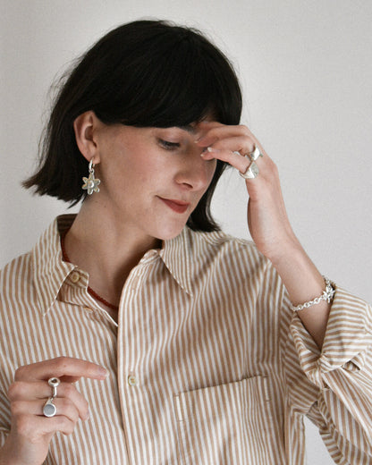 Power Flower Hoops