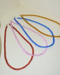 Ready to Ship | Colour Block Bead Necklaces