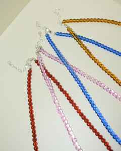 Ready to Ship | Colour Block Bead Necklaces