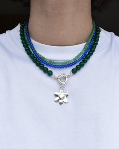 Stacker Necklace - Green Agate