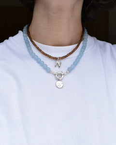 Stacker Necklace - Blue Jade