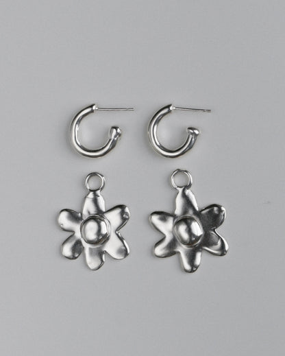 Power Flower Hoops