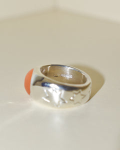 Limited Edition - Starry Ring - Carnelian Agate - Size J