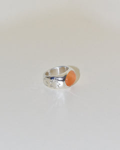 Limited Edition - Starry Ring - Carnelian Agate - Size J