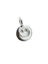 Load image into Gallery viewer, Silver Smiley Charm
