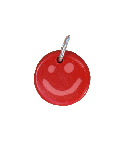 Tomato & Pink Smiley Charm