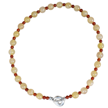 Load image into Gallery viewer, Peach Melba Beaded Necklace
