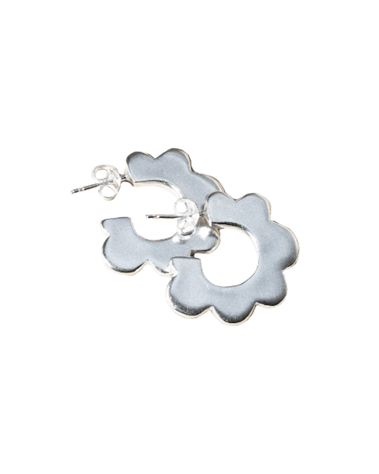 Ready-to-Ship | Scallop Hoop Earrings