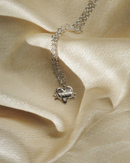 Heart & Banner Pendant
