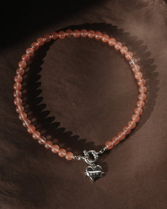 Stacker Necklace - Cherry Quartz