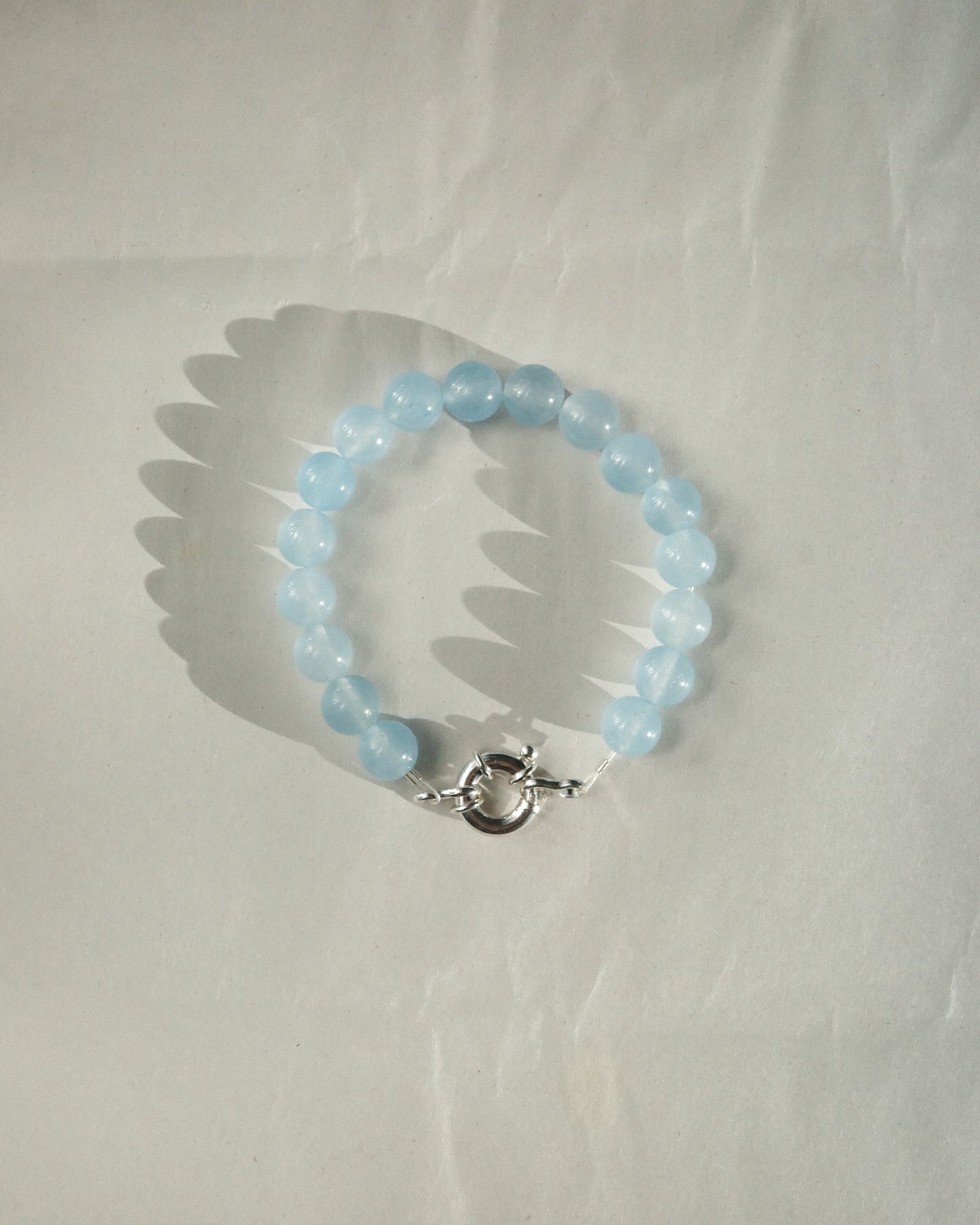 Beaded Bracelet - Blue Jade