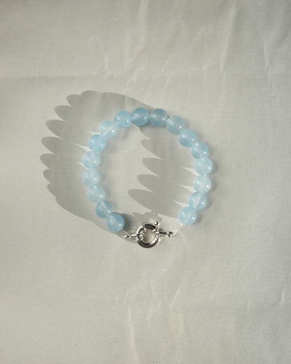 Beaded Bracelet - Blue Jade