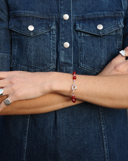 Beaded Bracelet - Firecracker