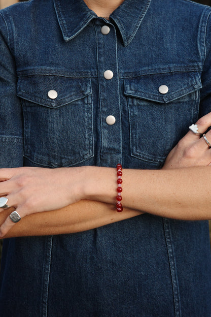 Beaded Bracelet - Firecracker