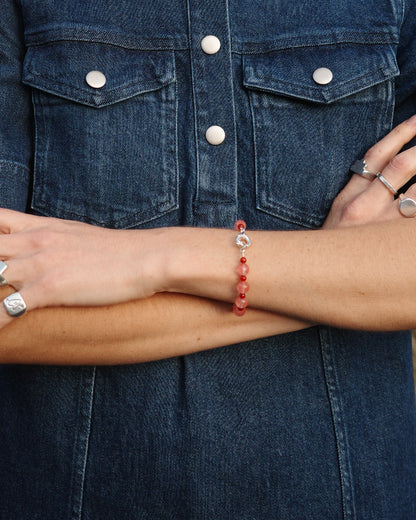Beaded Bracelet - Cherry Blossom