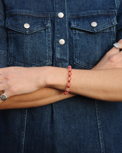 Beaded Bracelet - Cherry Blossom