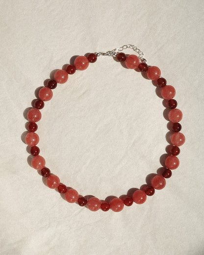 Beaded Necklace - Jumbo Cherry Blossom