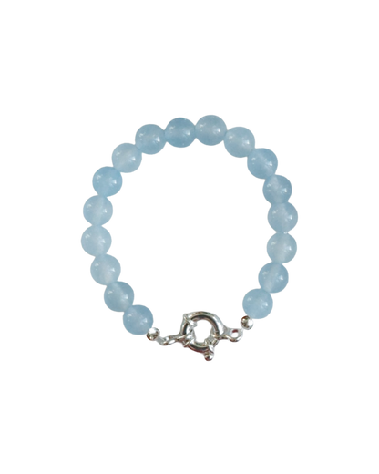 Beaded Bracelet - Blue Jade