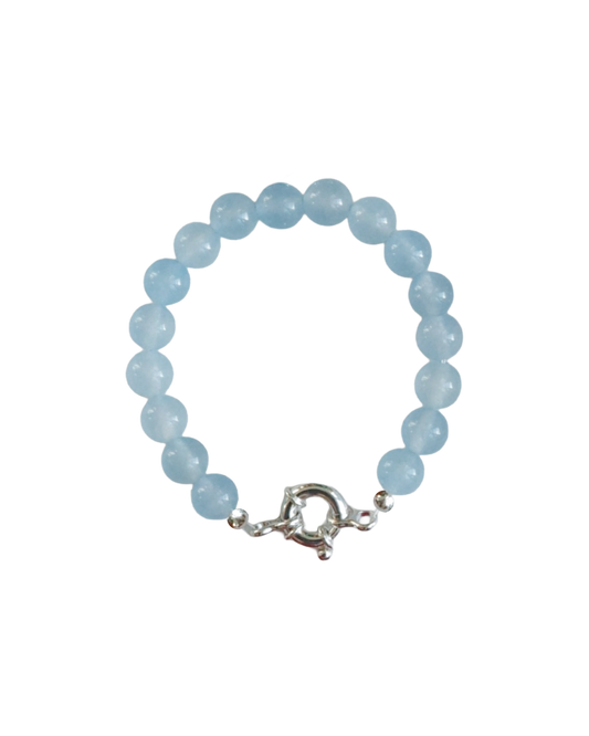 Beaded Bracelet - Blue Jade