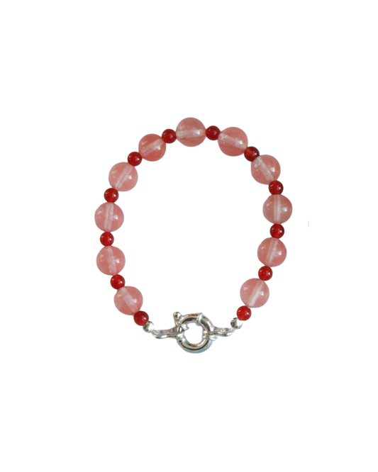 Beaded Bracelet - Cherry Blossom