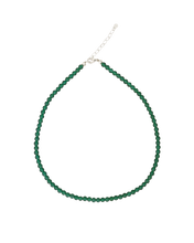 Load image into Gallery viewer, Green Agate Slinky Bead Necklace
