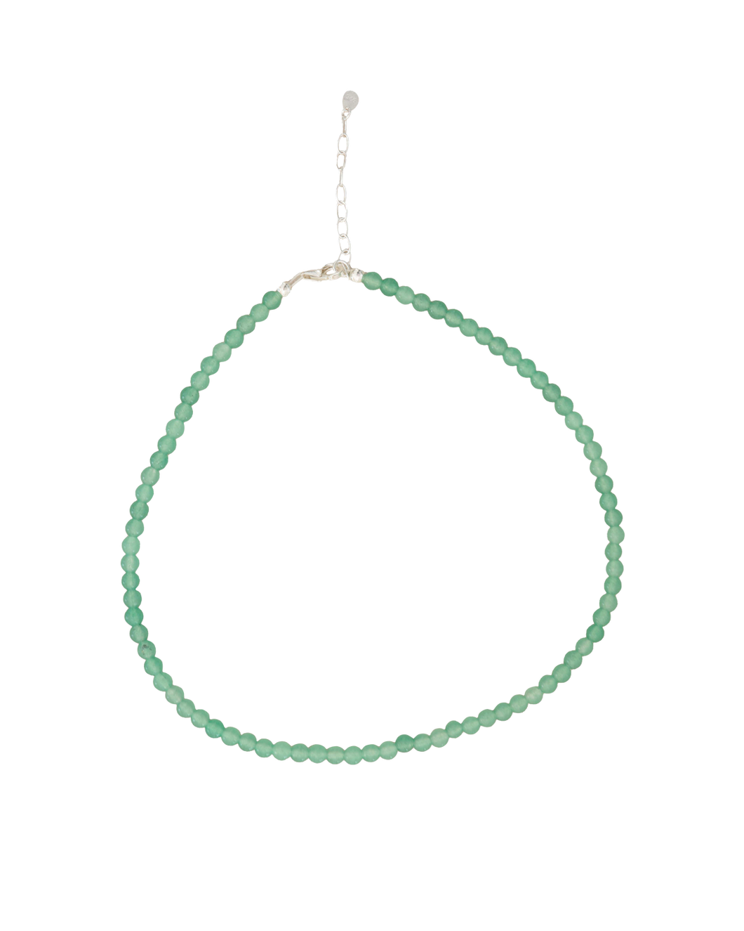 Green Aventurine Slinky Bead Necklace