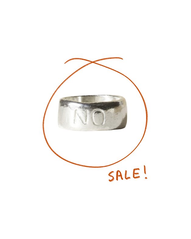 ‘NO’ Ring | Made to Measure