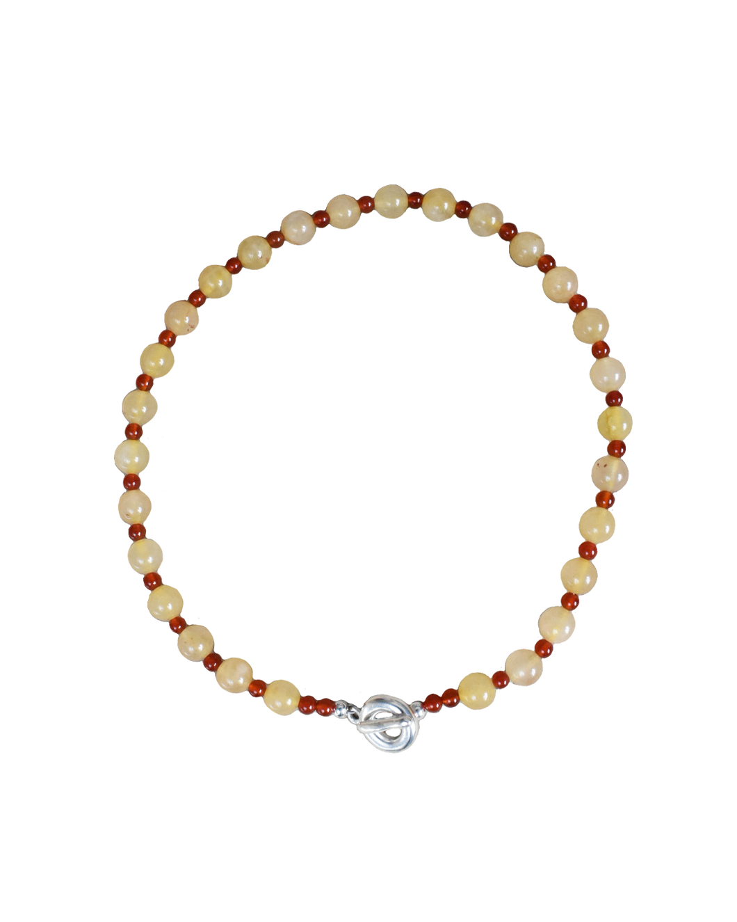 Peach Melba Beaded Necklace