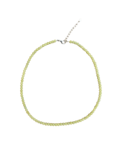 Load image into Gallery viewer, Lemon Jasper Slinky Bead Necklace
