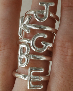 Wobbly Alphabet Ring A-Z