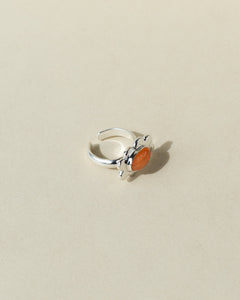 Jelly Bean Ring | Recycled Silver and Jelly Opal | Made to Order custom size!
